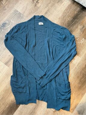 Pulse Men's Dark Navy Open-Front Cardigan